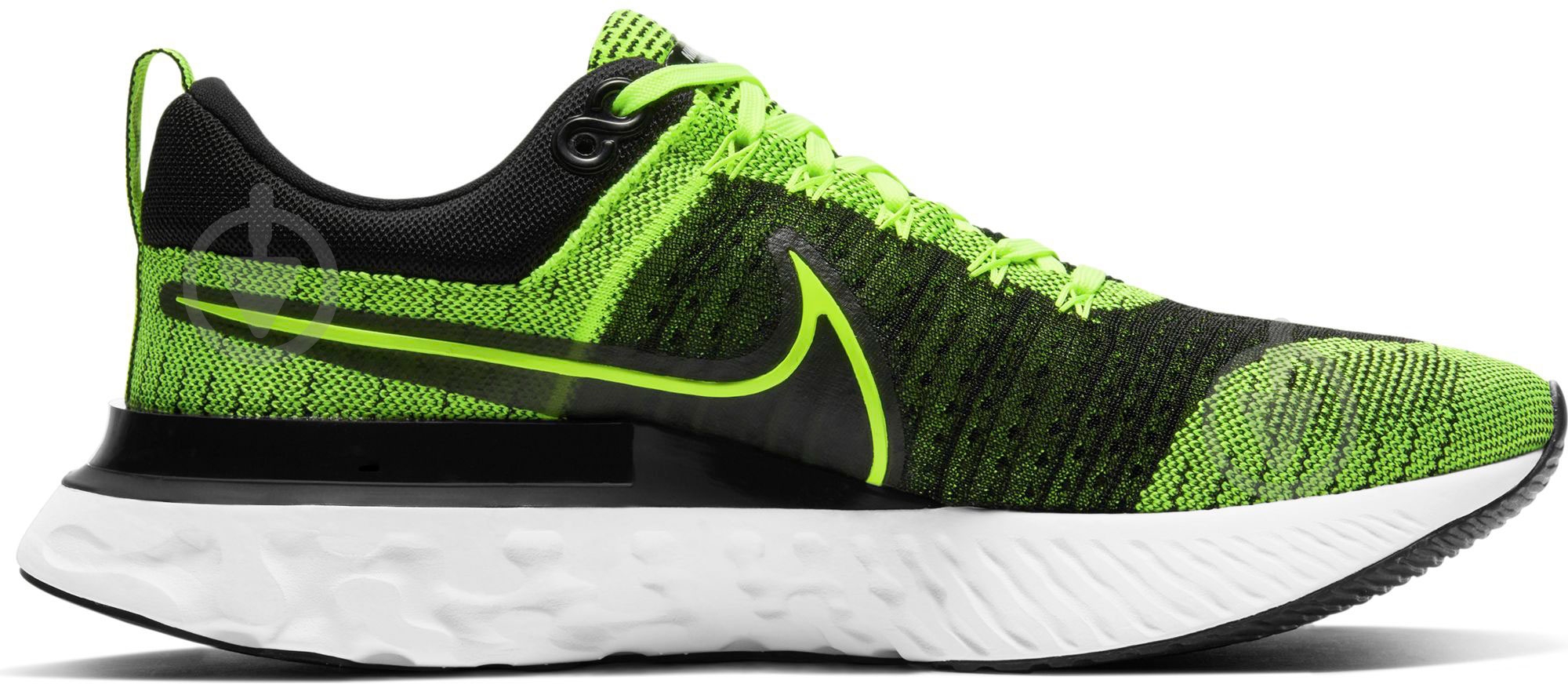 Кросівки Nike ReactINFINITY Run Flyknit 2 CT2357-700 р.42 салатово-чорні - фото 5