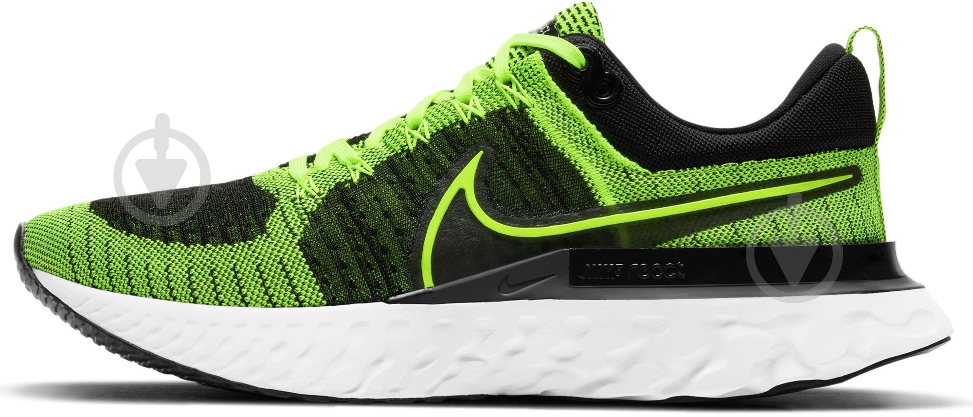 Кроссовки Nike ReactINFINITY Run Flyknit 2 CT2357-700 р.41 салатово-черные - фото 6 Кроссовки Nike ReactINFINITY Run Flyknit 2 CT2357-700 р.41 салатово-черные - фото 6