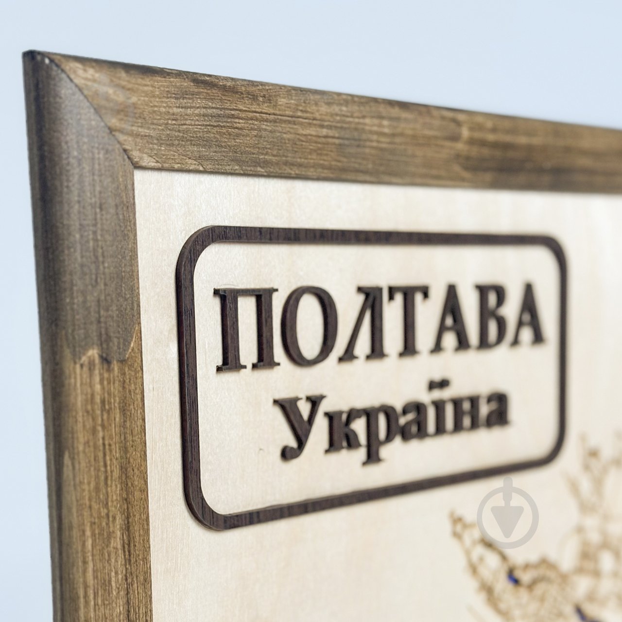 Карта Украины Полтава 65x65 см - фото 4 Карта Украины Полтава 65x65 см - фото 4