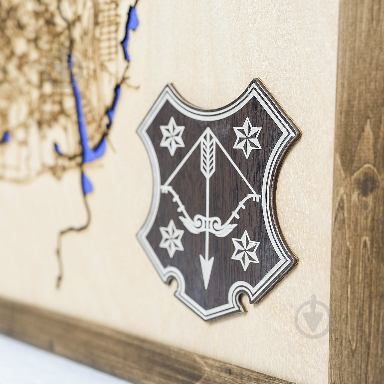 Карта Украины Полтава 65x65 см - фото 5 Карта Украины Полтава 65x65 см - фото 5