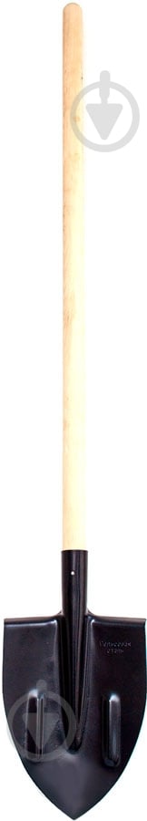 Лопата с рельсовой стали с черенком 138 см - фото 1