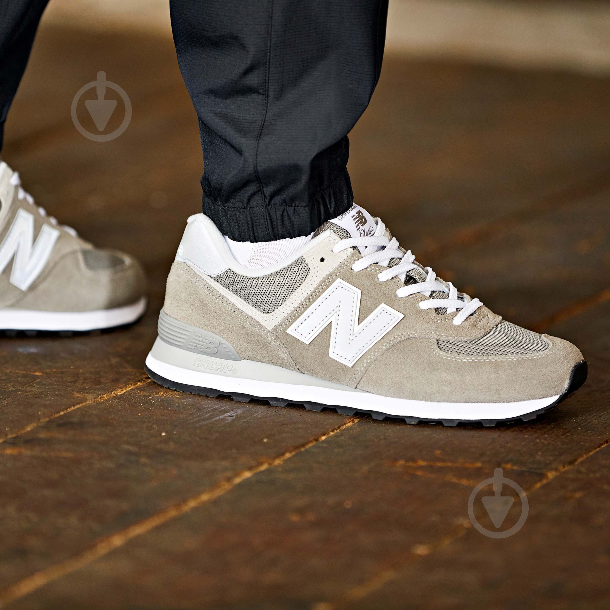 Кроссовки мужские демисезонные New Balance ML574EGG ML574EGG р.42,5 серые - фото 5