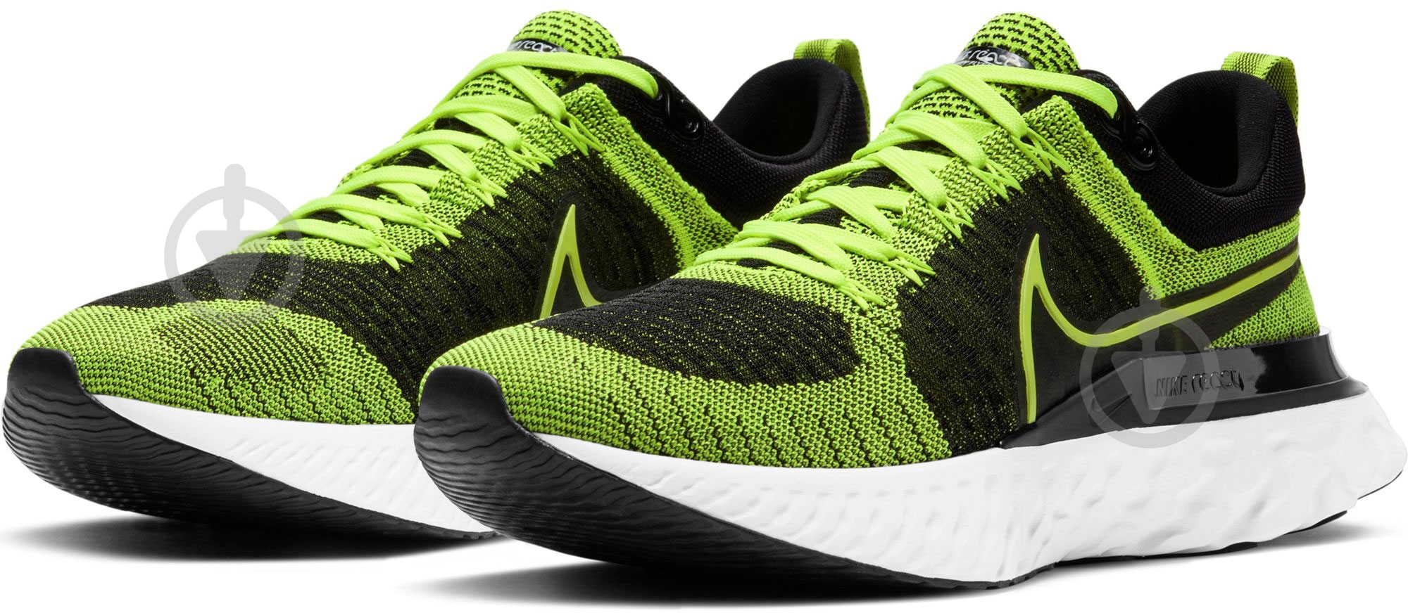 Кроссовки Nike ReactINFINITY Run Flyknit 2 CT2357-700 р.45,5 салатово-черные - фото 1 Кроссовки Nike ReactINFINITY Run Flyknit 2 CT2357-700 р.45,5 салатово-черные - фото 1