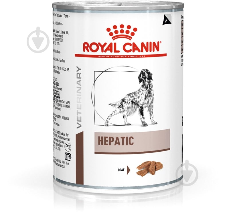 Корм влажный для взрослых собак для всех пород Royal Canin HEPATIC 420 г - фото 1 Корм влажный для взрослых собак для всех пород Royal Canin HEPATIC 420 г - фото 1