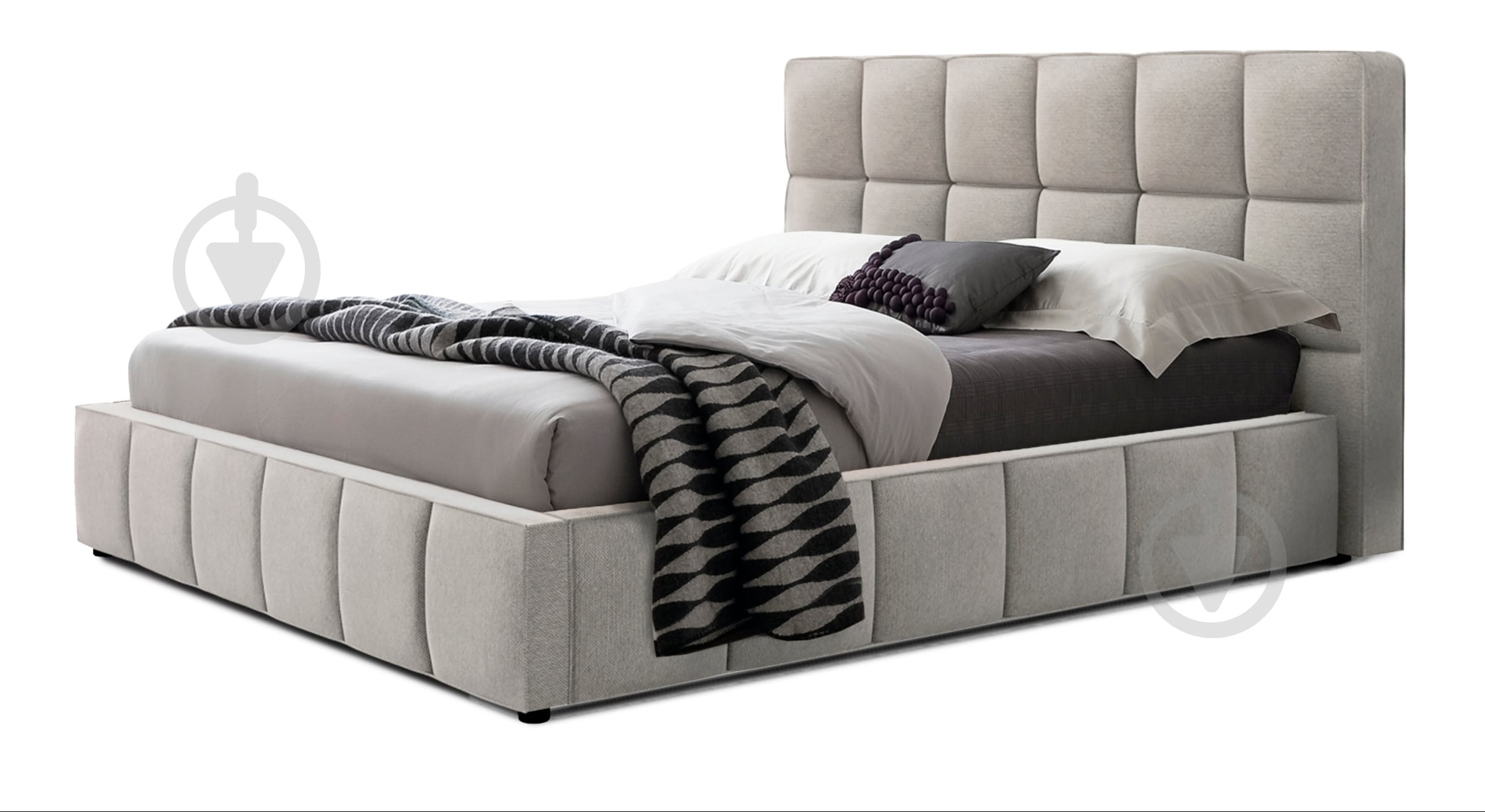 Кровать Green Sofa ТЕХАС-1 Лагуна 40 120x200 см - фото 1