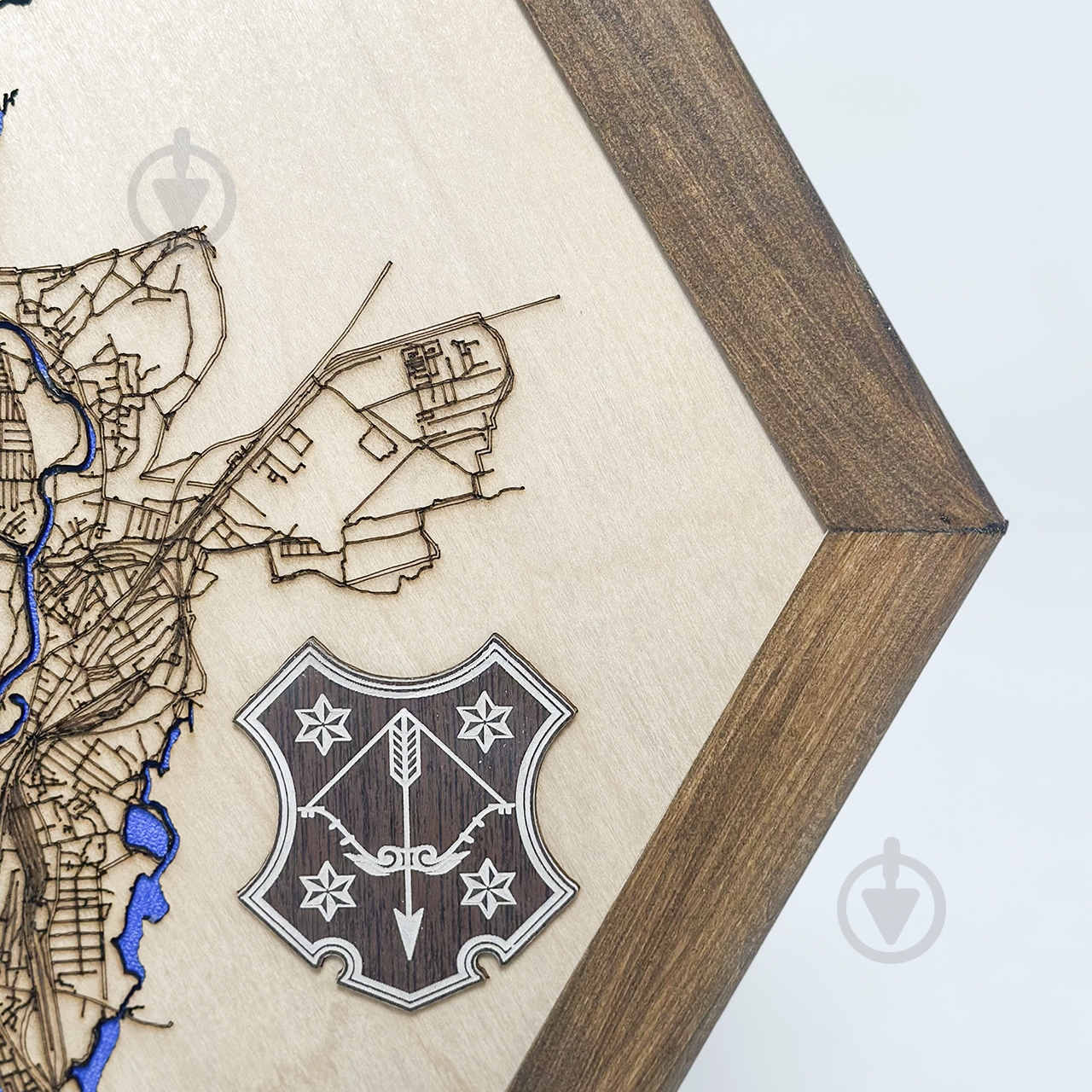 Мапа України Полтава 40x46 см - фото 5