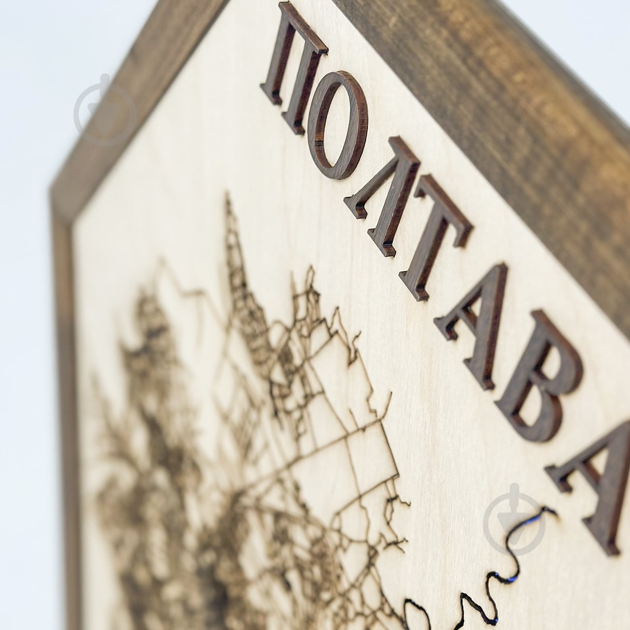 Мапа України Полтава 40x46 см - фото 4