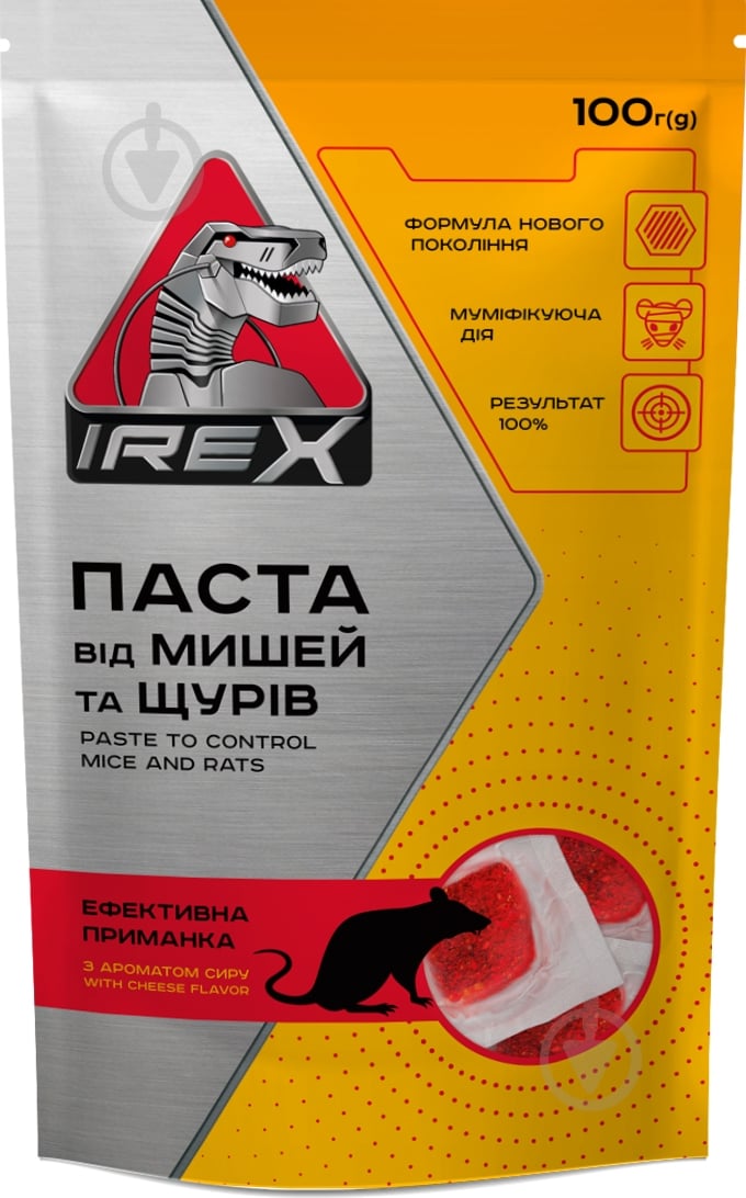 Паста от мышей и крыс IREX 100 г - фото 1 Паста от мышей и крыс IREX 100 г - фото 1