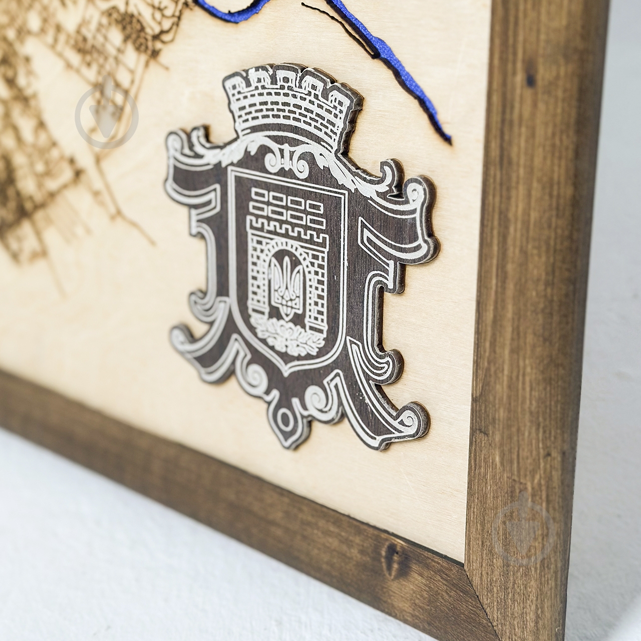 Мапа України Чернівці 60x60 см - фото 4