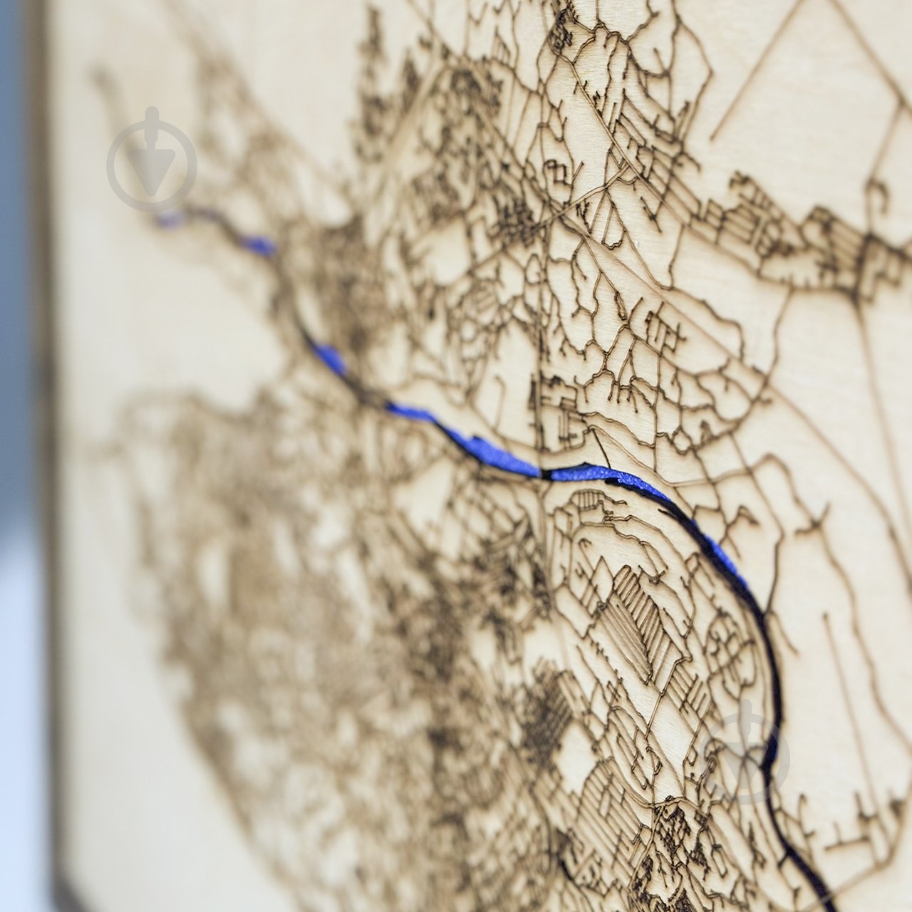 Мапа України Чернівці 60x60 см - фото 5