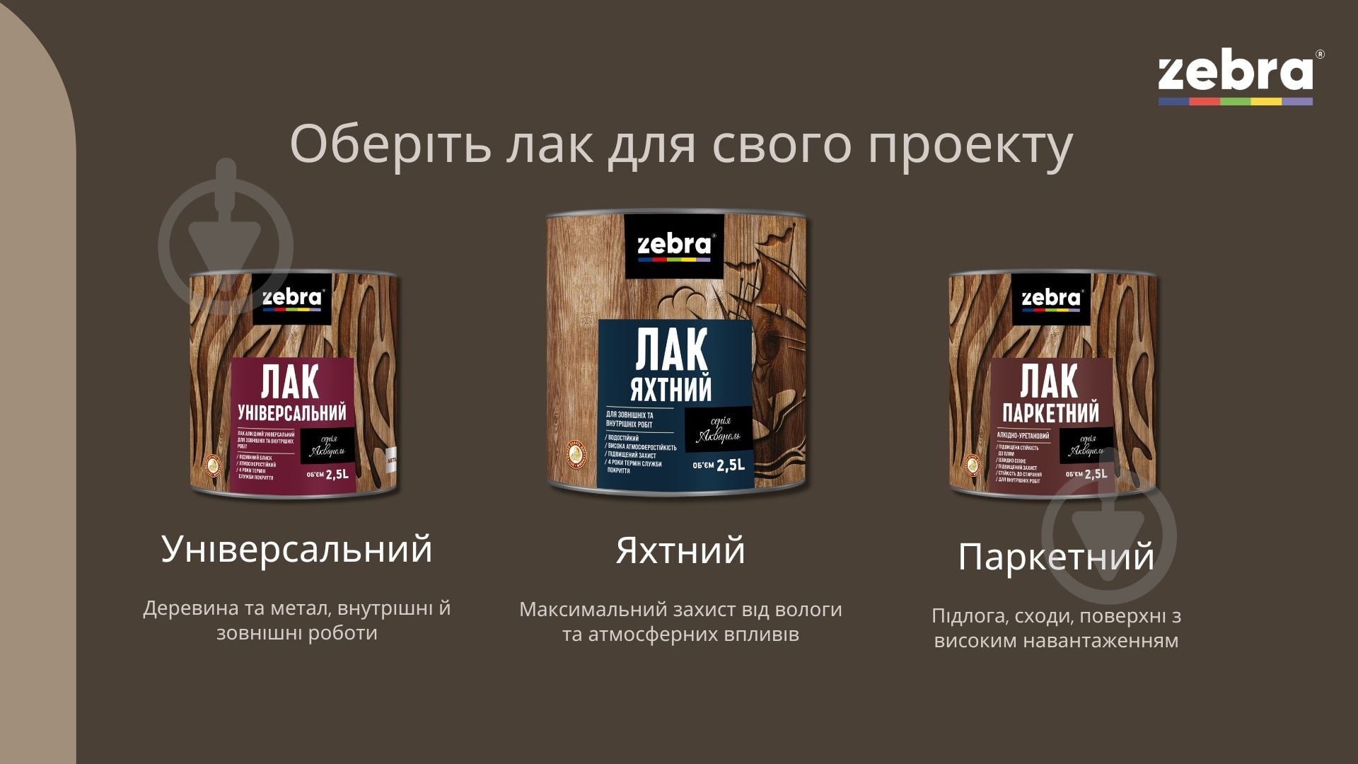 Лак Яхтний серія Акварель ZEBRA глянець прозорий 0,75 л - фото 3