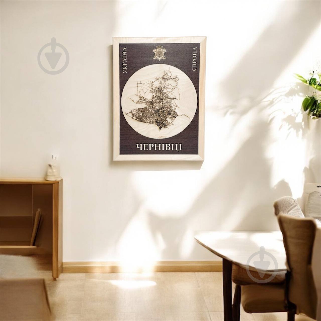 Карта Украины Черновцы 40x56 см - фото 2 Карта Украины Черновцы 40x56 см - фото 2