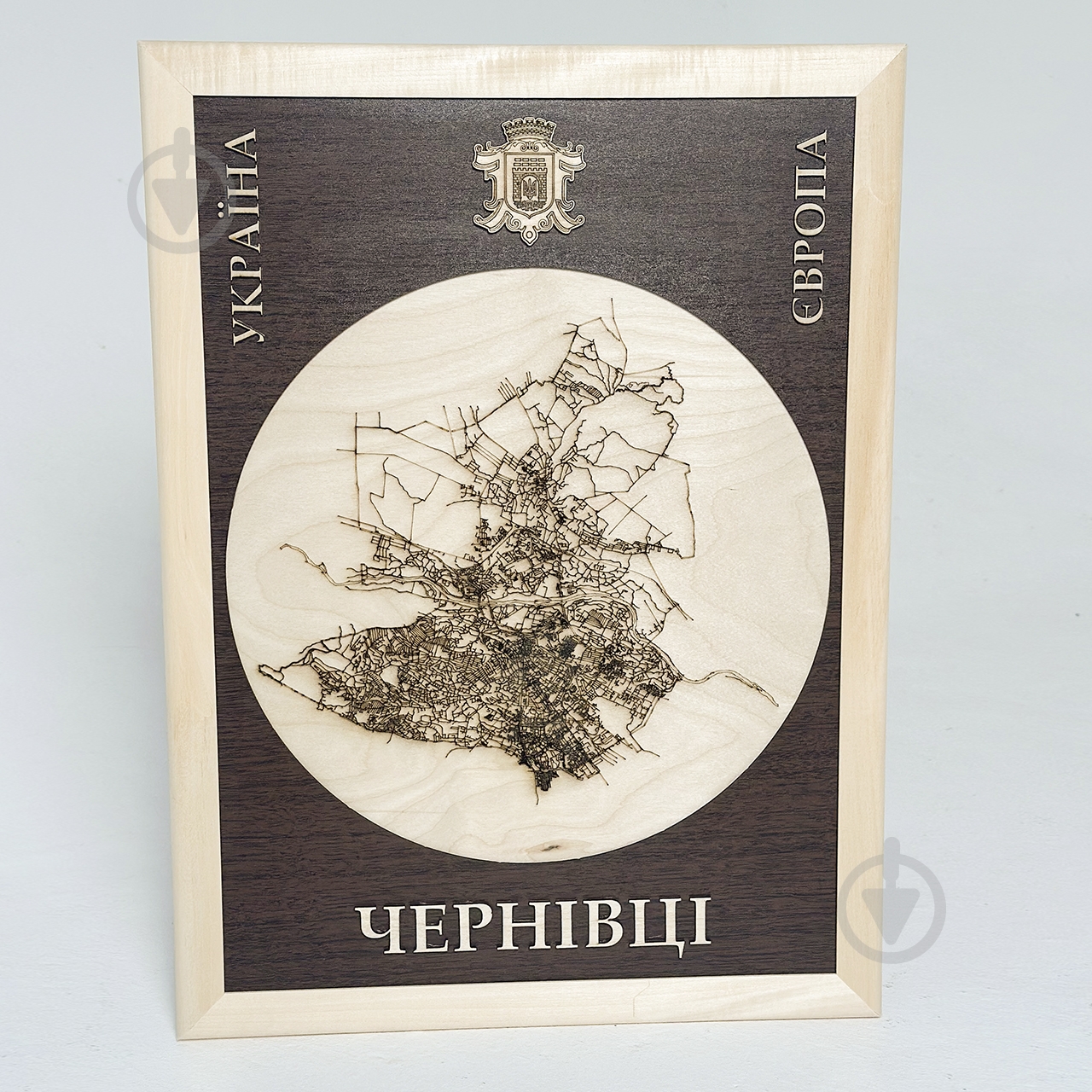 Карта Украины Черновцы 40x56 см - фото 3 Карта Украины Черновцы 40x56 см - фото 3
