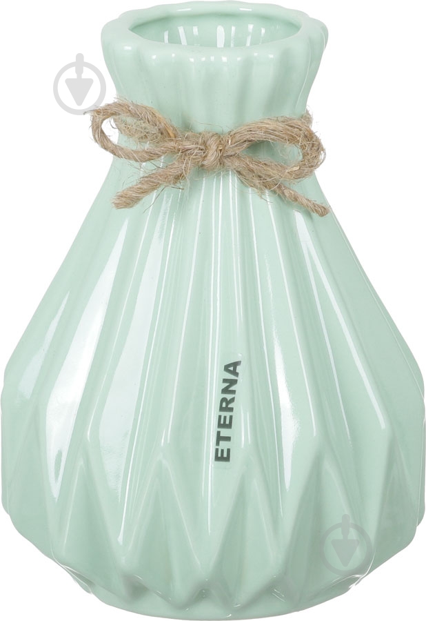 Ваза керамическая Eterna Алхимия MC 2801-16,5 16,5 см зеленая - фото 1