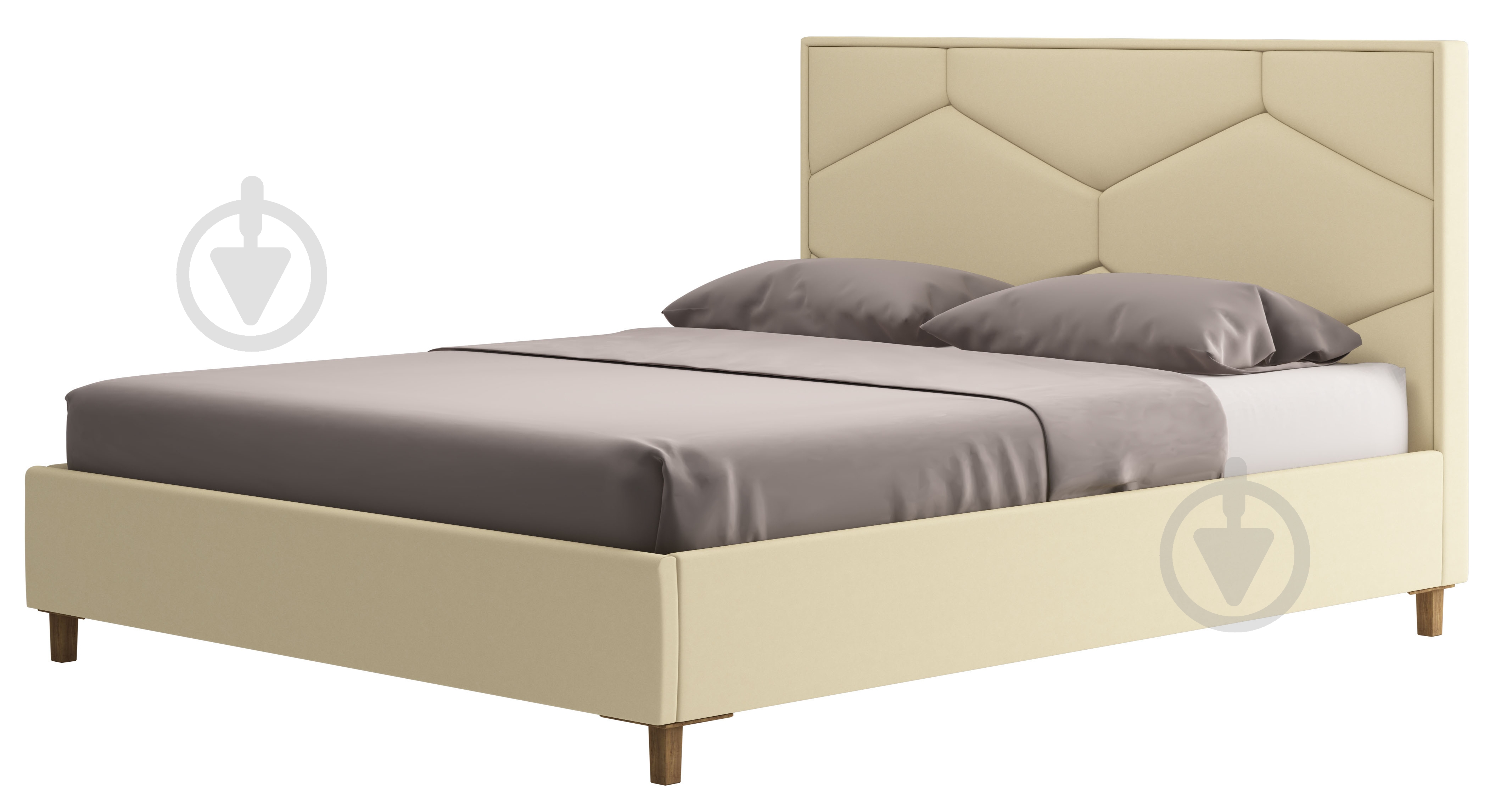 Кровать Green Sofa СОТА Прайм Allure Ecru 120x200 см - фото 1