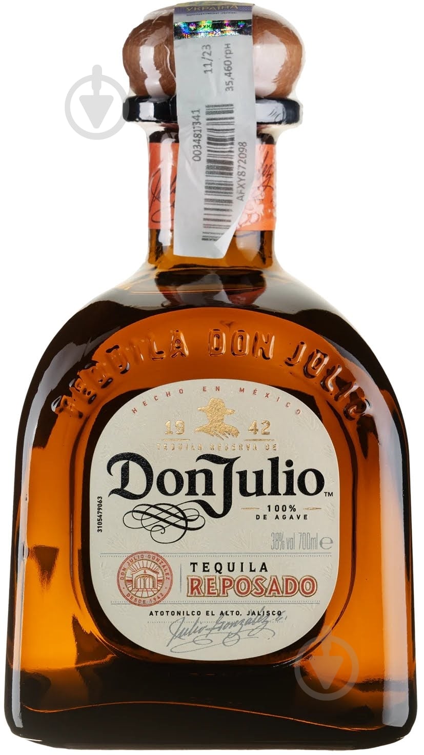 Текіла Don Julio Reposado 0,7 л 38% - фото 1