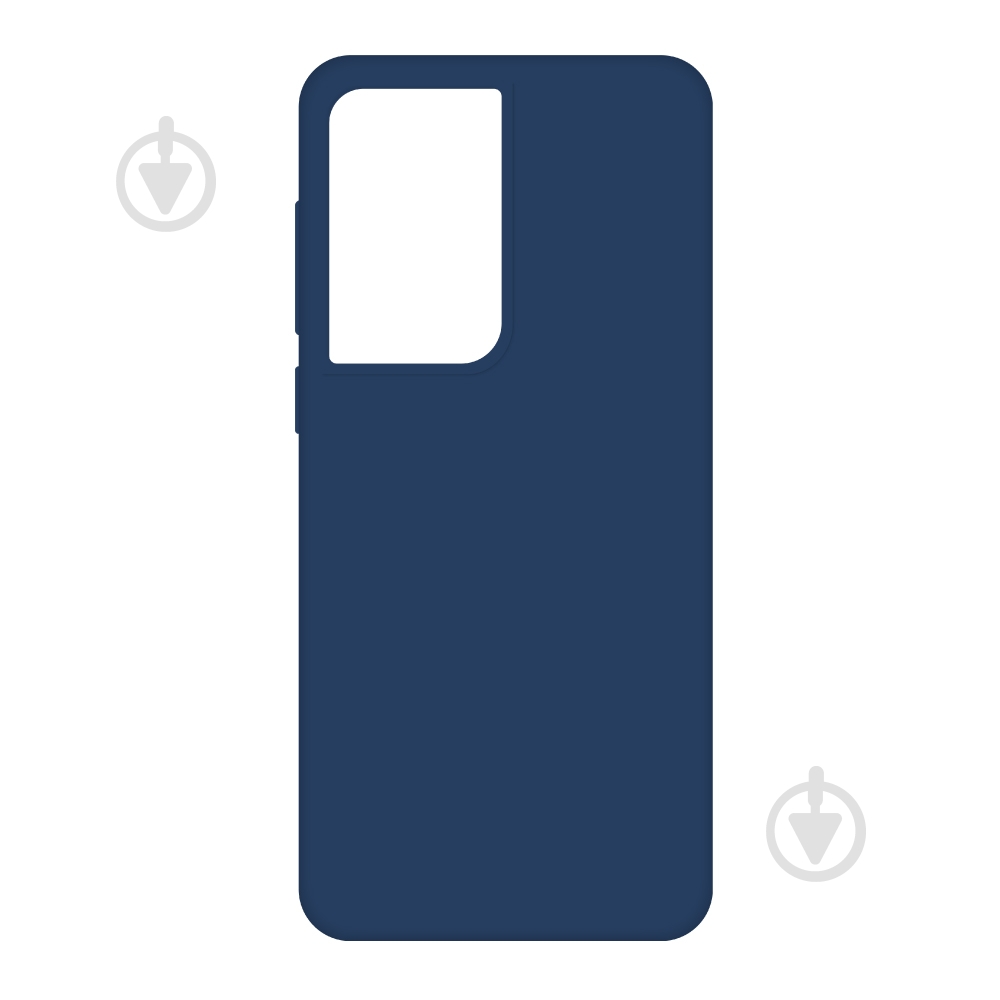 Чехол Intaleo SoftShell для Samsung Galaxy S21 Ultra синий - фото 1