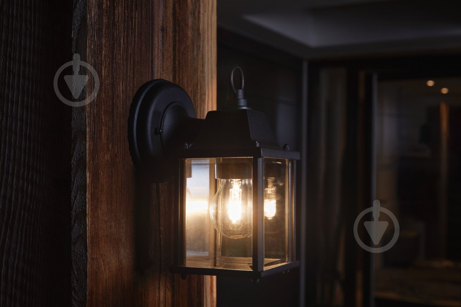 УЦІНКА! Світильник вуличний настінний Ledvance/Osram ENDURA CLASSIC LANTERN SQUARE M E27 IP23 чорний (УЦ №2935) - фото 3 УЦІНКА! Світильник вуличний настінний Ledvance/Osram ENDURA CLASSIC LANTERN SQUARE M E27 IP23 чорний (УЦ №2935) - фото 3