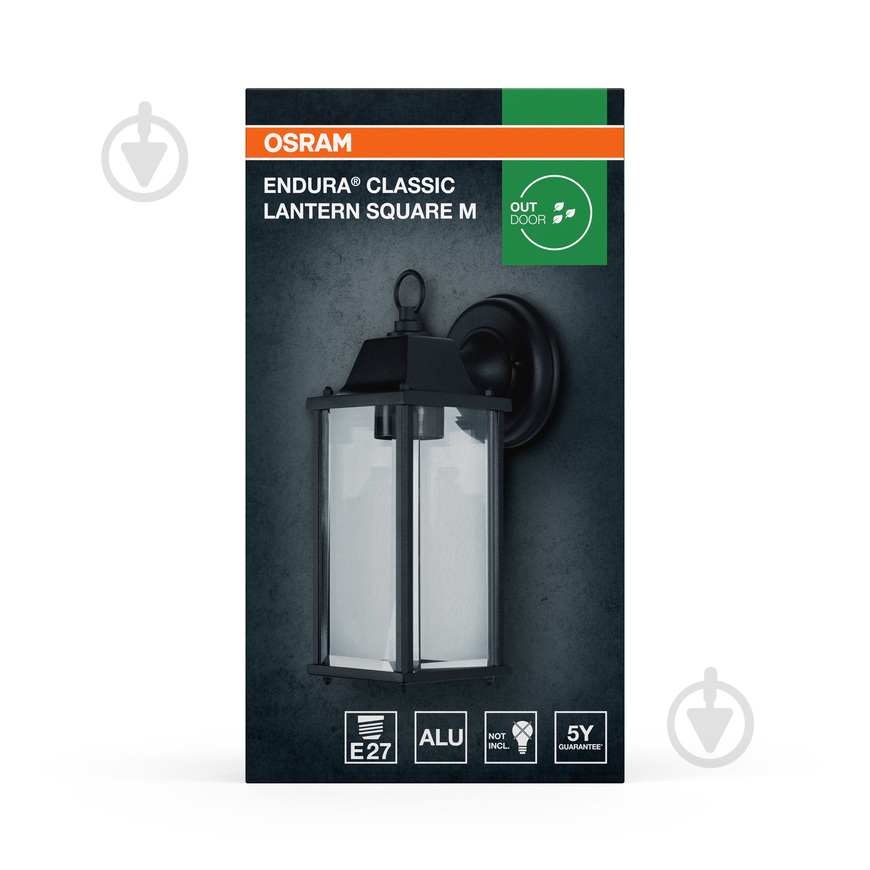 УЦІНКА! Світильник вуличний настінний Ledvance/Osram ENDURA CLASSIC LANTERN SQUARE M E27 IP23 чорний (УЦ №2935) - фото 9 УЦІНКА! Світильник вуличний настінний Ledvance/Osram ENDURA CLASSIC LANTERN SQUARE M E27 IP23 чорний (УЦ №2935) - фото 9