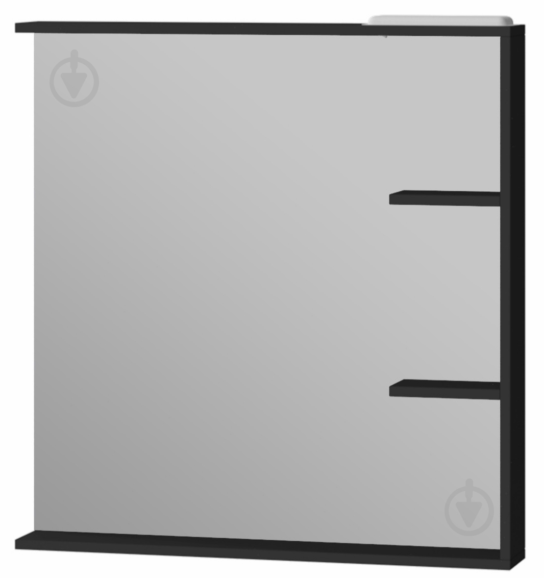 Дзеркало настінне ЮВЕНТА Brooklyn - 80 чорний - фото 1