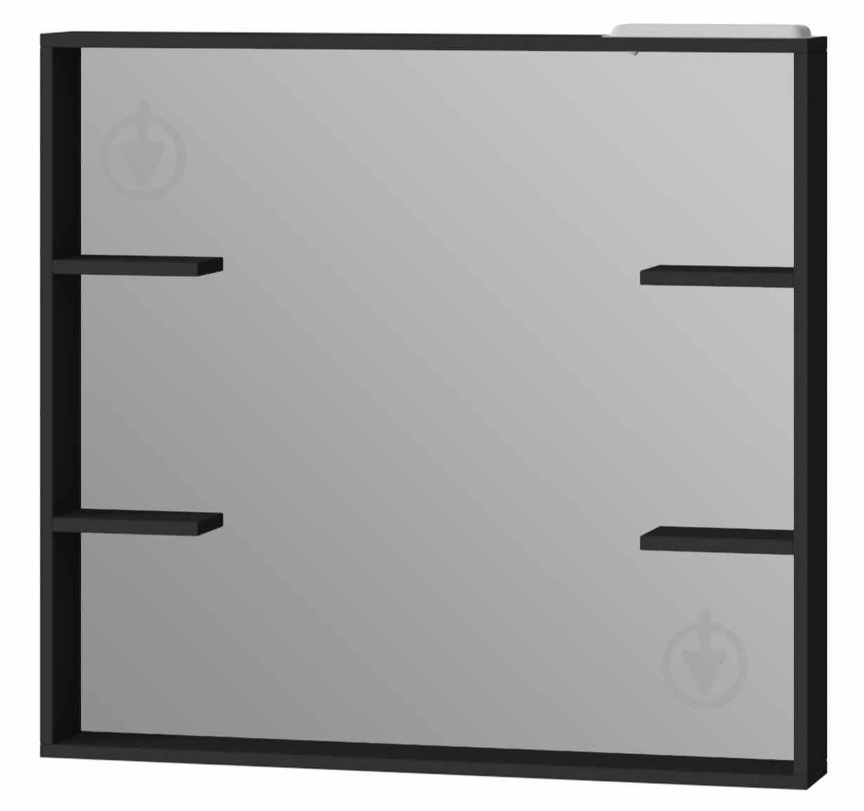 Зеркало настенное ЮВЕНТА Brooklyn - 90 черный - фото 1