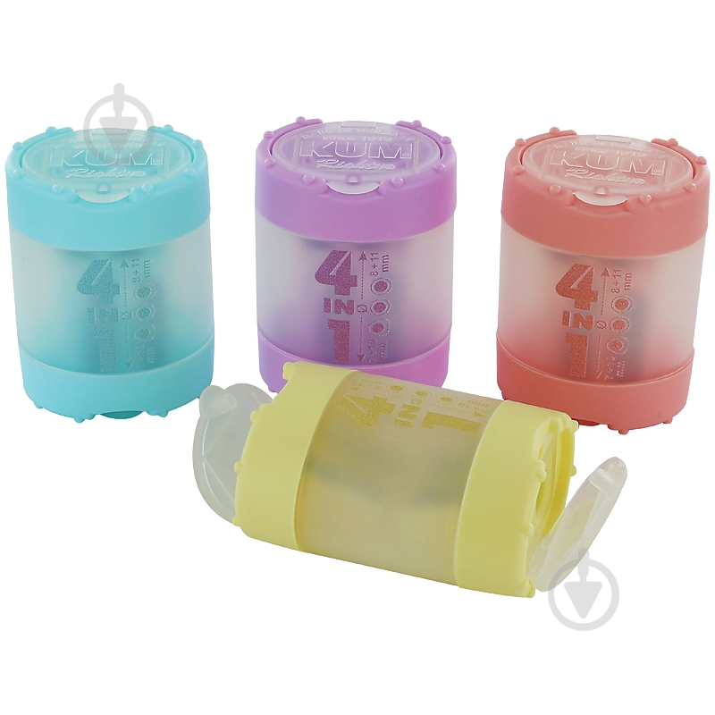 Точилка с контейнером 4 in 1 Pastell KUM - фото 1
