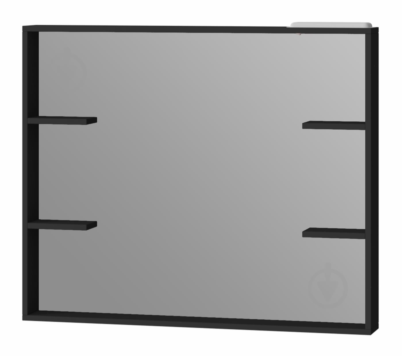 Зеркало настенное ЮВЕНТА Brooklyn - 100 черный - фото 1