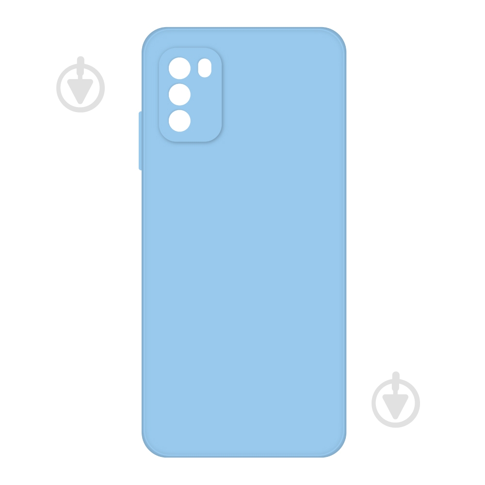 Чехол Intaleo SoftShell голубой для Xiaomi Poco M3 - фото 1