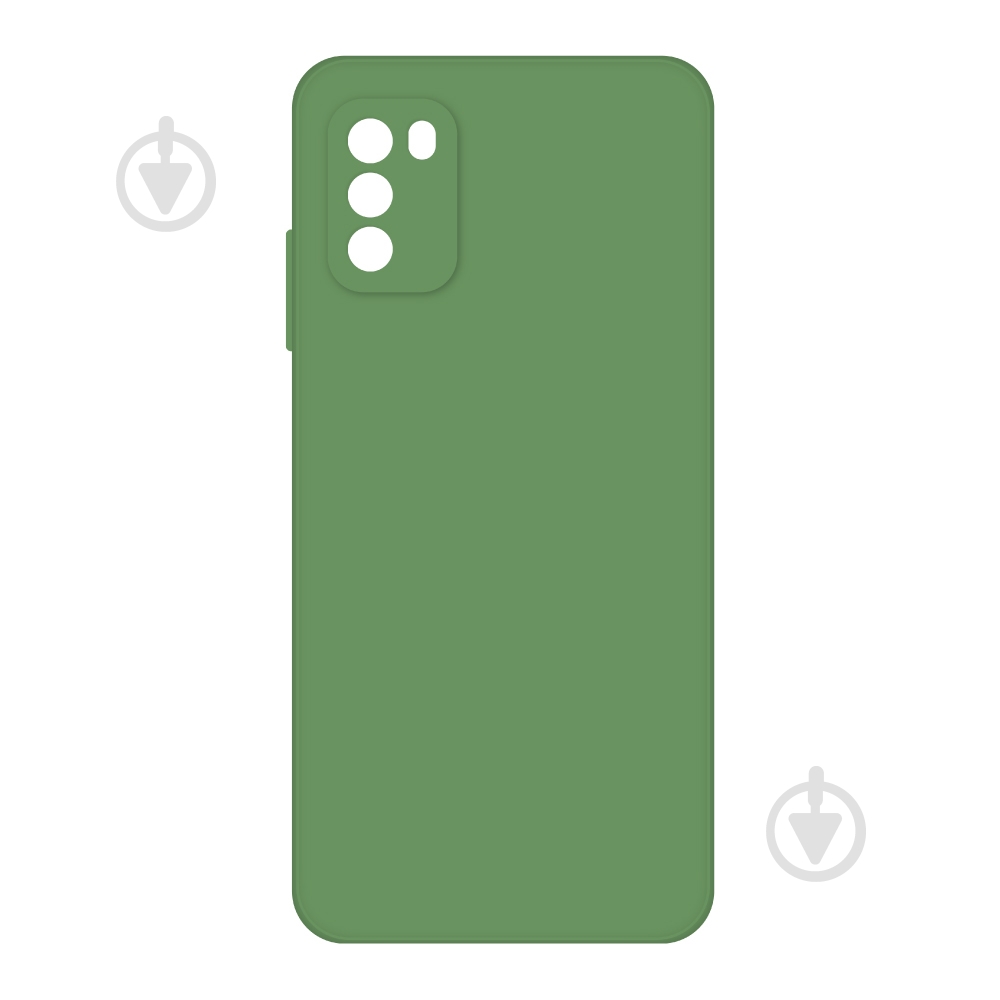 Чехол Intaleo SoftShell зеленый для Xiaomi Poco M3 - фото 1