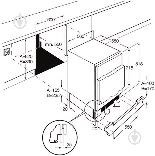 Встраиваемый холодильник Electrolux ERN1200FOW - фото 2