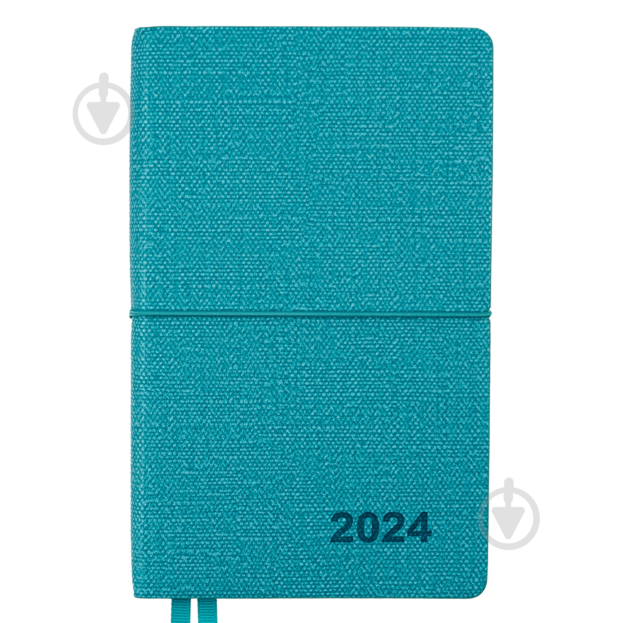 Щоденник датований 12x20 см Glory бірюзовий 352 стор. Leo Planner Unique В6 2024 - фото 1