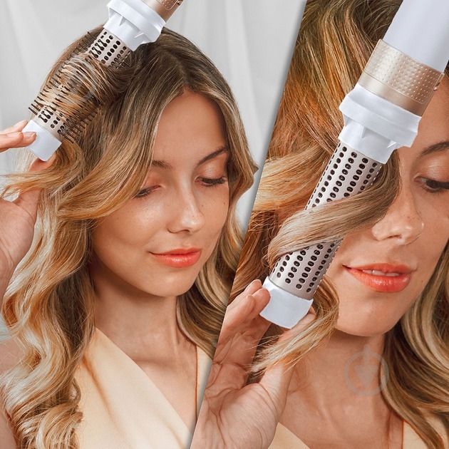 Стайлер CECOTEC Bamba CeramicCare 12in1 AirGlam Champagne - фото 11 Стайлер CECOTEC Bamba CeramicCare 12in1 AirGlam Champagne - фото 11