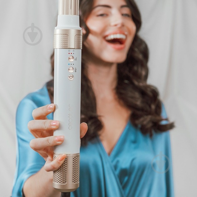 Стайлер CECOTEC Bamba CeramicCare 12in1 AirGlam Champagne - фото 6 Стайлер CECOTEC Bamba CeramicCare 12in1 AirGlam Champagne - фото 6