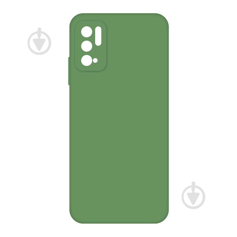 Чехол Intaleo SoftShell зеленый для Xiaomi Poco M3 Pro - фото 1