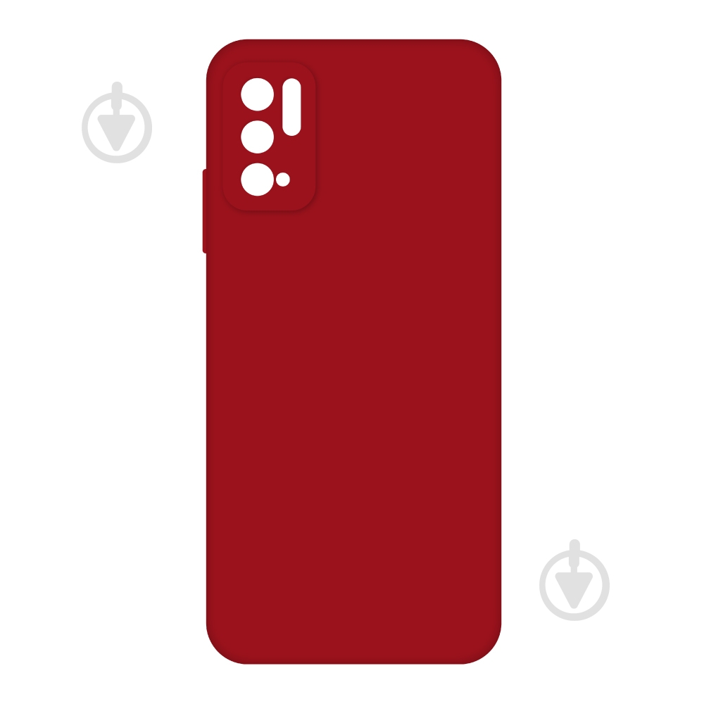 Чехол Intaleo SoftShell красный для Xiaomi Poco M3 Pro - фото 1
