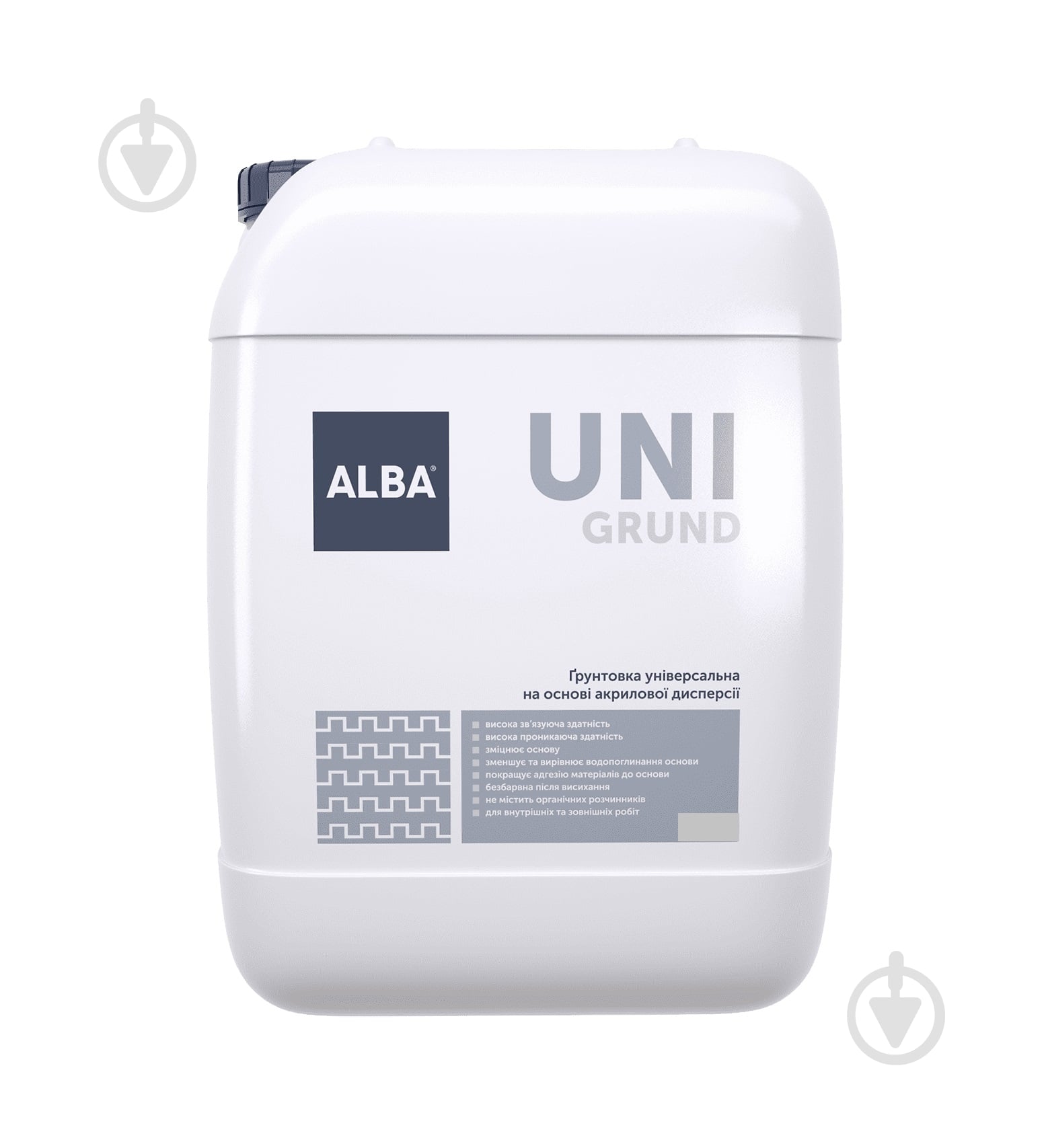 Грунтовка универсальная ALBA UNI GRUND (под краску, клей, шпаклевки, штукатурки) 5 л - фото 1