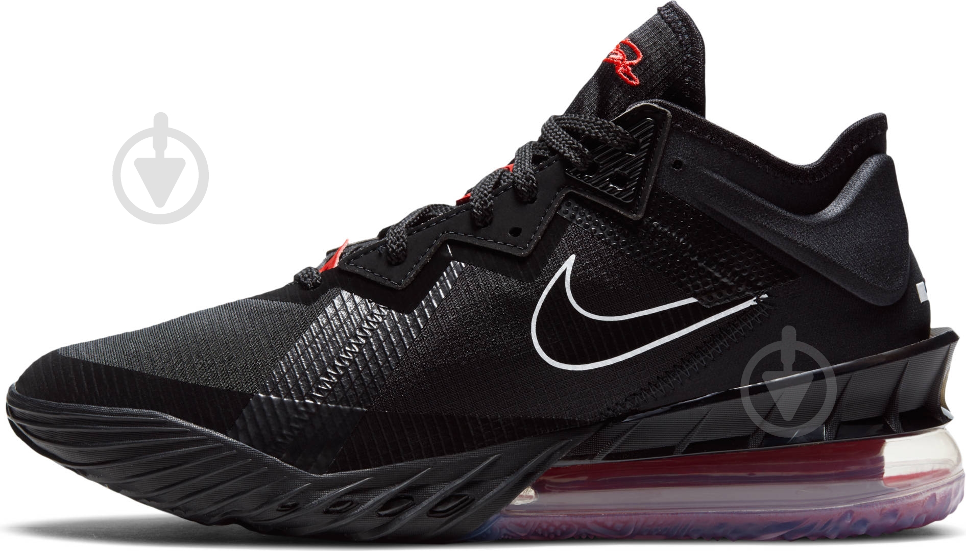 ᐉ Кроссовки Nike LEBRON XVIII LOW CV7562-001 р.44 черно-красные