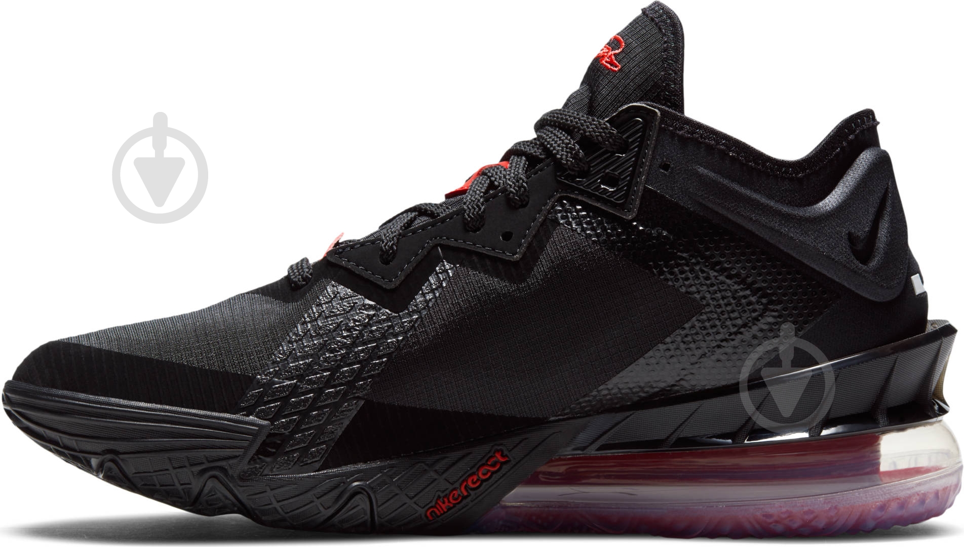 ᐉ Кроссовки Nike LEBRON XVIII LOW CV7562-001 р.44 черно-красные