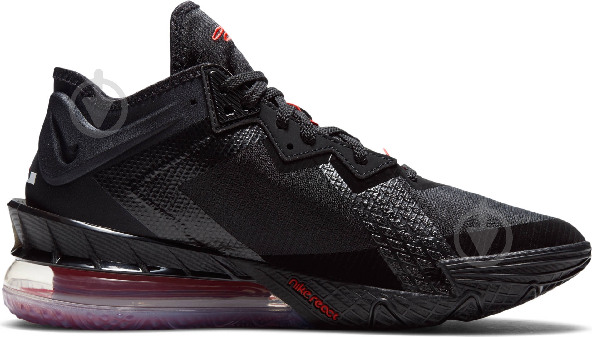 ᐉ Кроссовки Nike LEBRON XVIII LOW CV7562-001 р.44 черно-красные