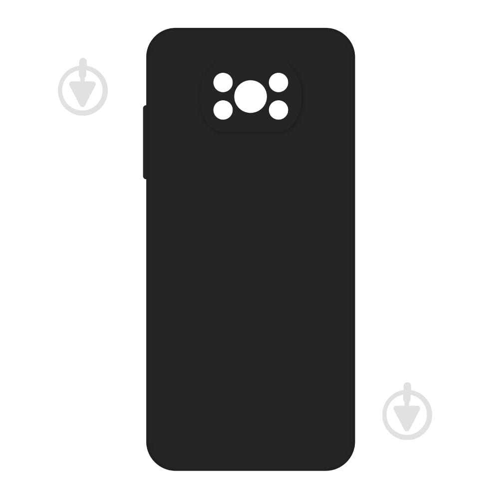 Чехол Intaleo SoftShell черный для Xiaomi Poco X3 - фото 1 Чехол Intaleo SoftShell черный для Xiaomi Poco X3 - фото 1