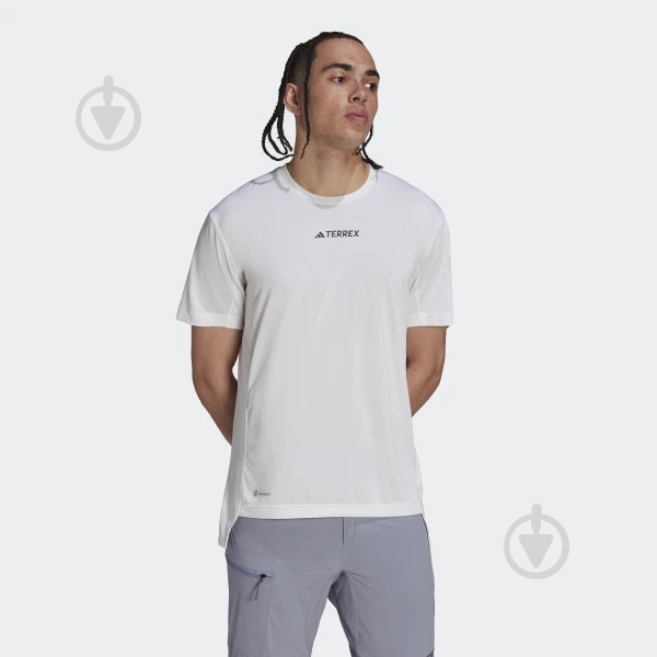 Футболка Adidas MT TEE HM4047 р.S белый - фото 2