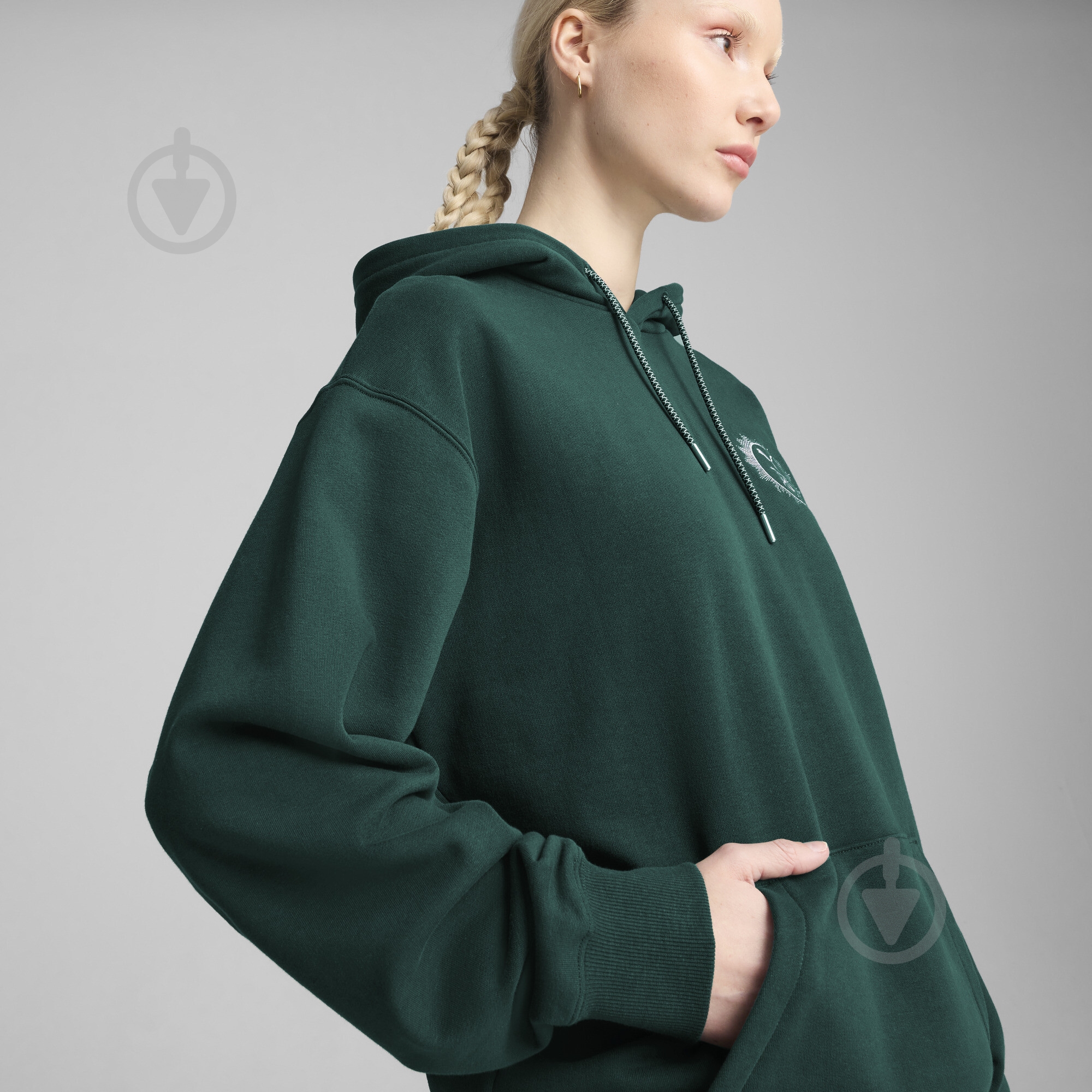 Джемпер Puma x HARRY POTTER Relaxed Graphic Hoodie TR 63009360 р.XL зелений - фото 7 Джемпер Puma x HARRY POTTER Relaxed Graphic Hoodie TR 63009360 р.XL зелений - фото 7