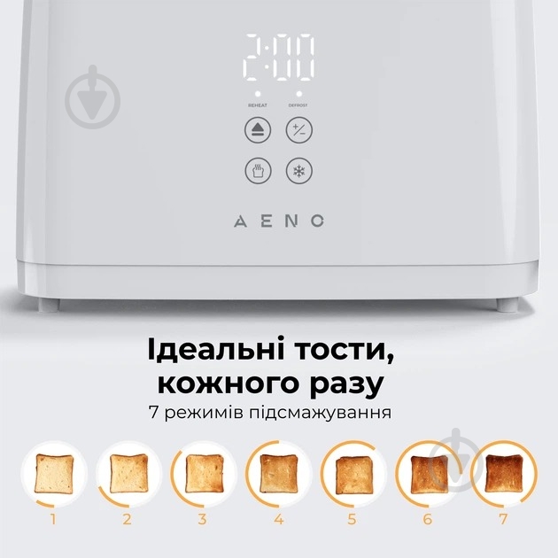 Тостер AENO TS2W (ATS0002W) - фото 6