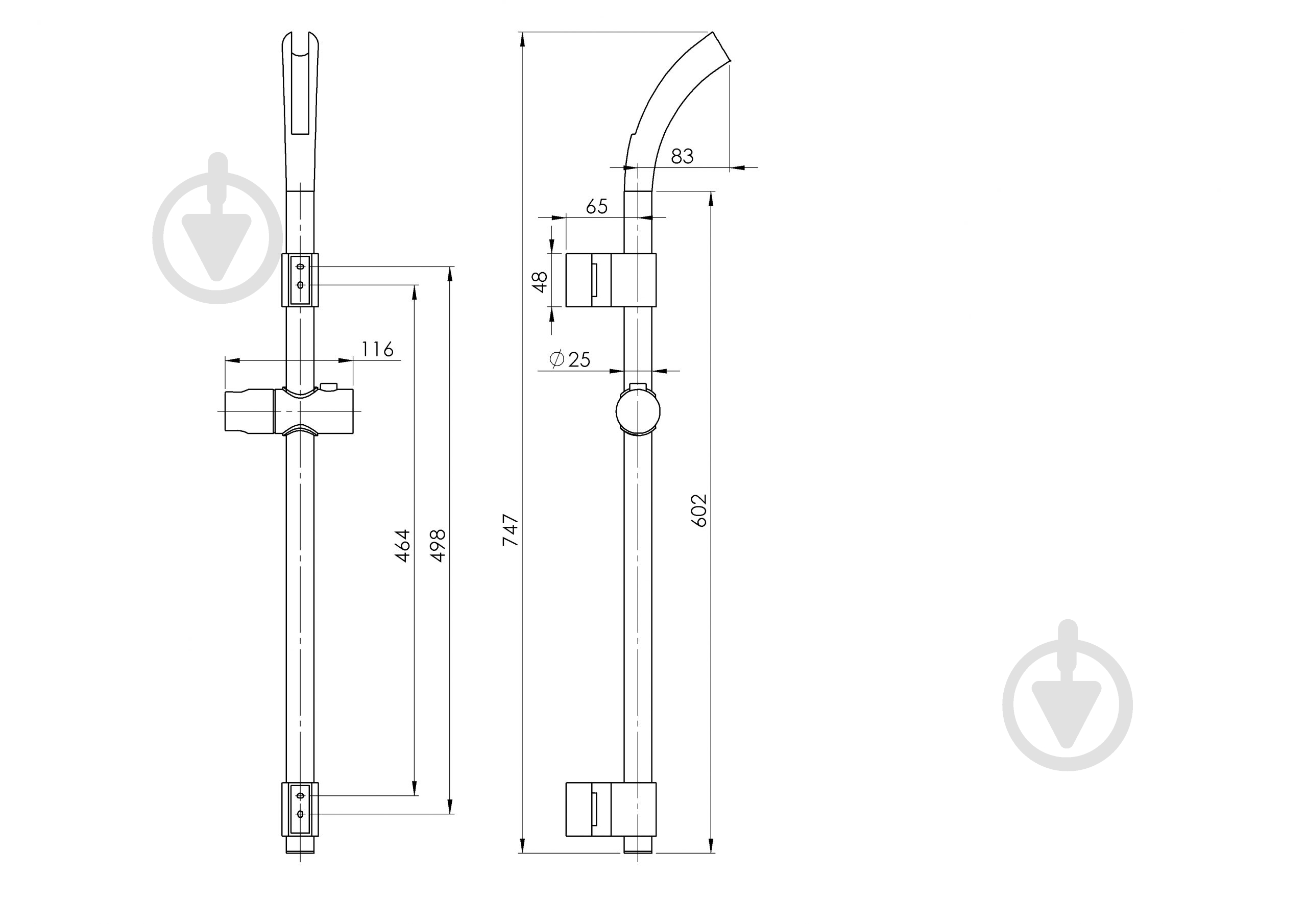 Душова система Rubineta Amadeo 624027 - фото 2 Душова система Rubineta Amadeo 624027 - фото 2