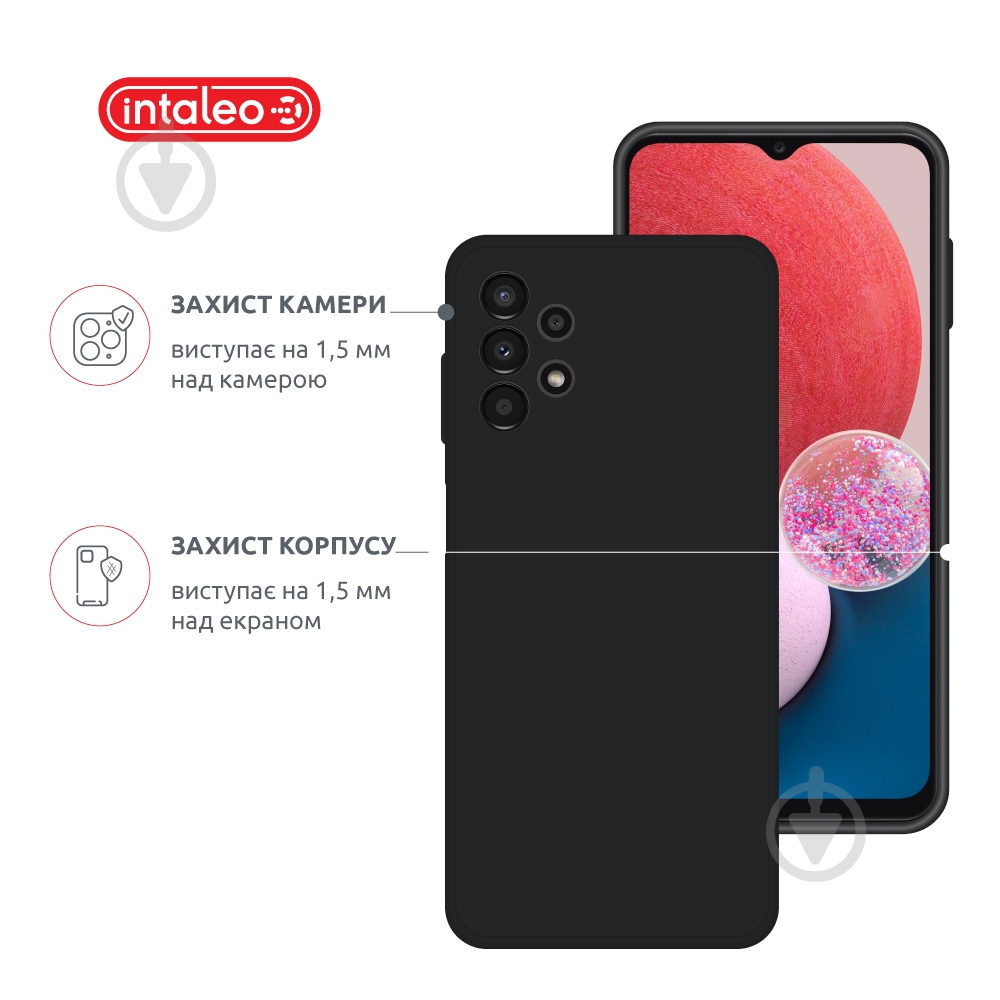Чохол Intaleo SoftShell для Samsung Galaxy A13 4G чорний - фото 3