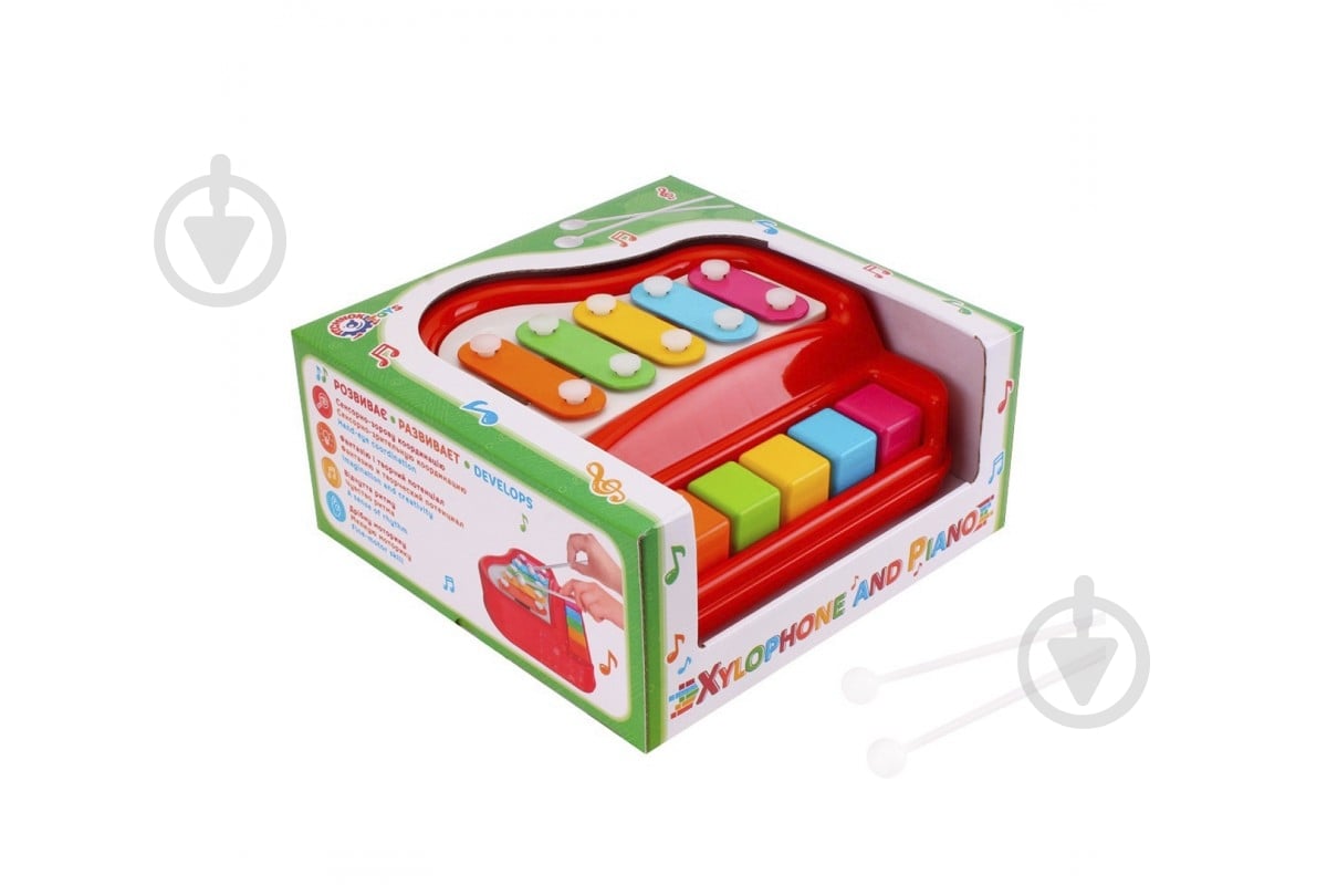 Іграшка ТехноК Ксилофон-фортепіано 8201 - фото 2