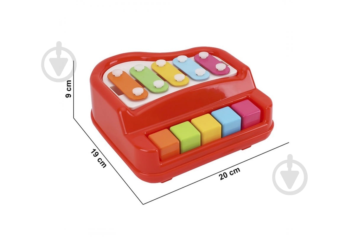 Іграшка ТехноК Ксилофон-фортепіано 8201 - фото 3