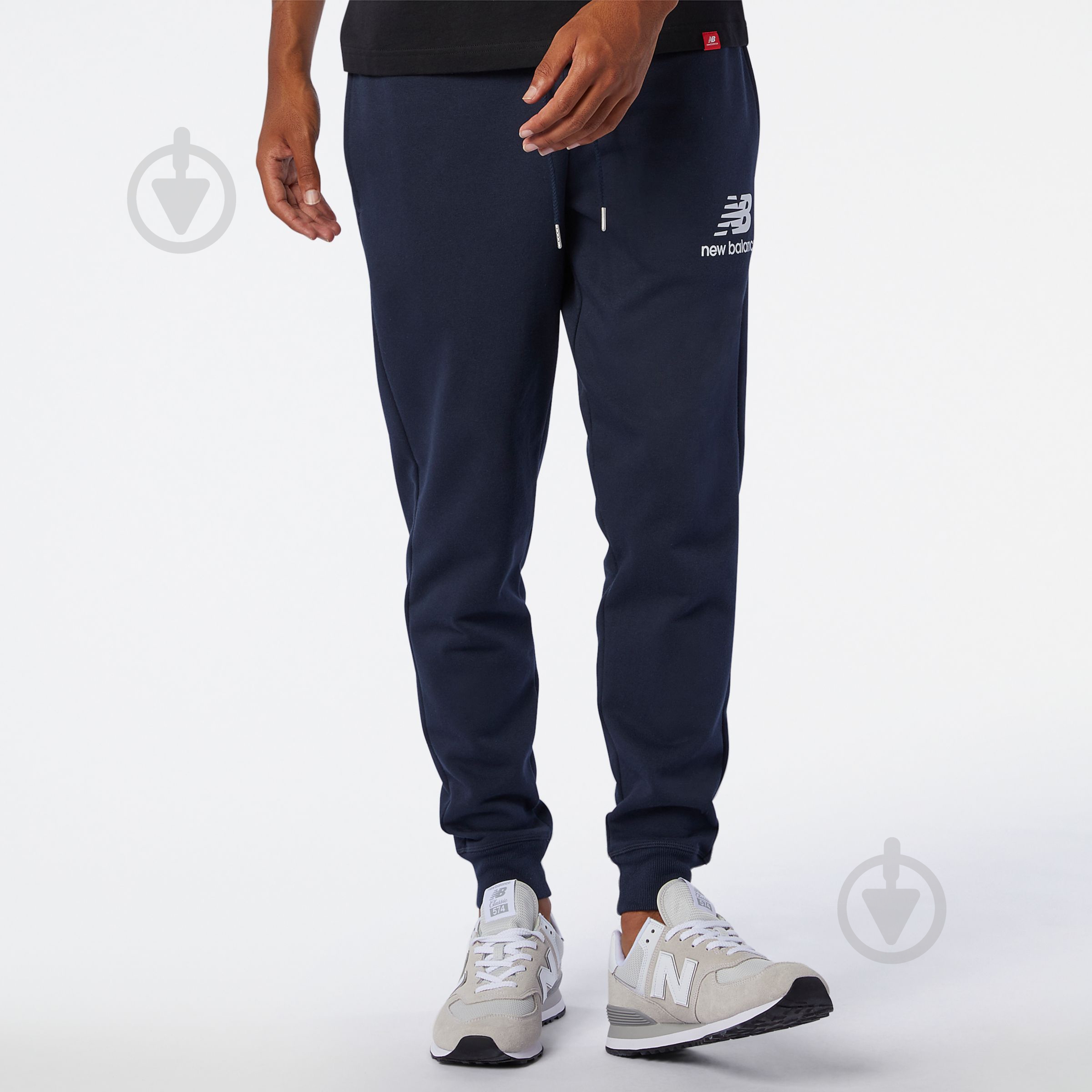 Штани New Balance MP03558ECL р. S синій - фото 1 Штани New Balance MP03558ECL р. S синій - фото 1