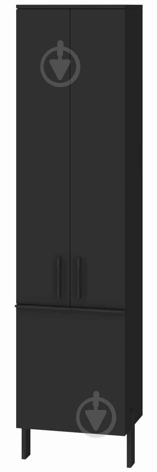 Шафа для ванної кімнати ЮВЕНТА Manhattan - 170 чорний - фото 1