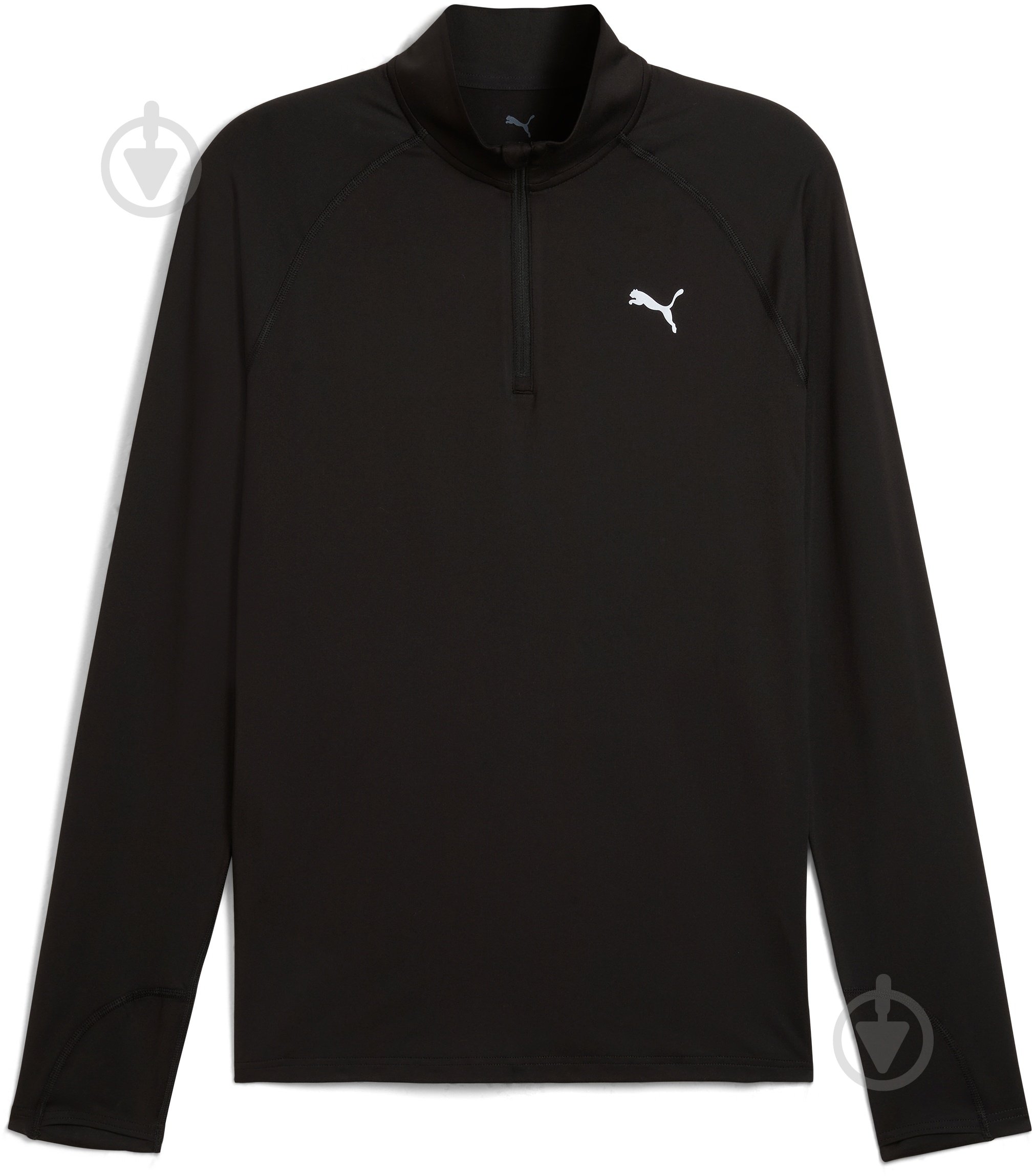 Джемпер Puma M RUN VELOCITY CLOUDSPUN 1/4 ZIP 52662701 р.XL чорний - фото 1